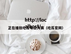 正在播放吃瓜每日大赛（吃瓜官网）